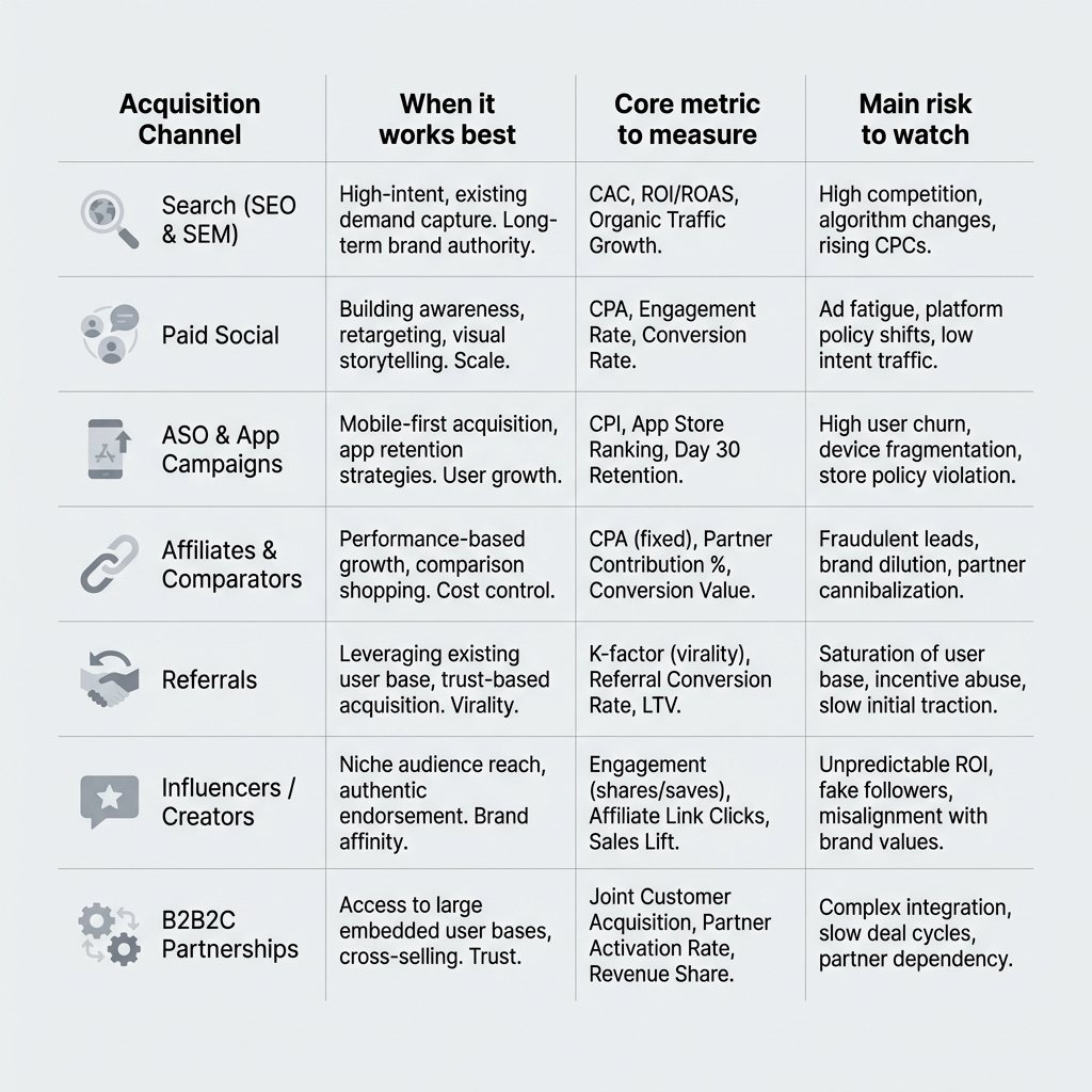 canales de adquisicion