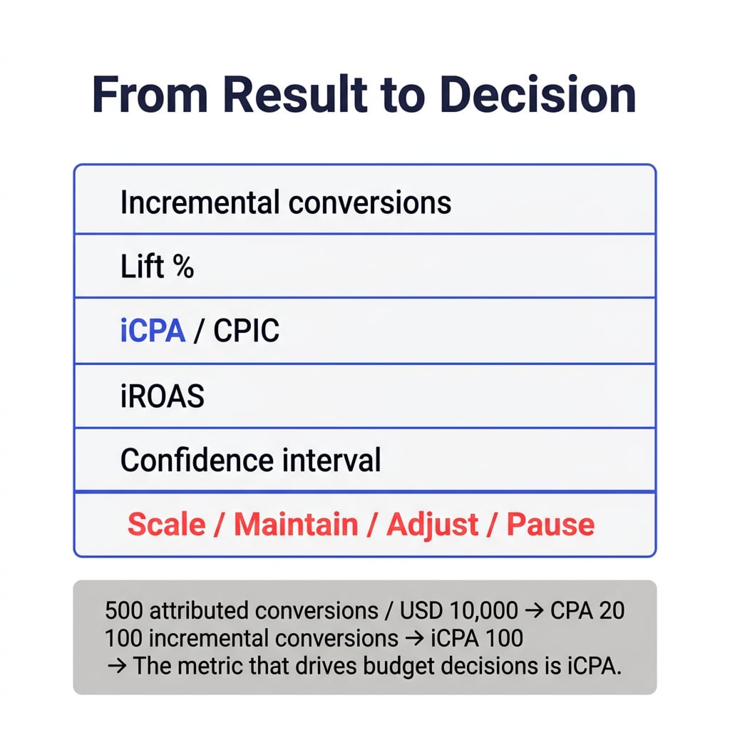 result to decision